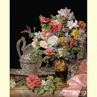 329 Bouquet in Antique Vase