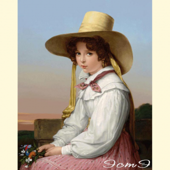442 Девочка в шляпе (Портрет Ненси Дестуш)