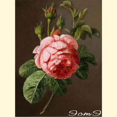 Скрин - компьютерное изображение схемы вышивки