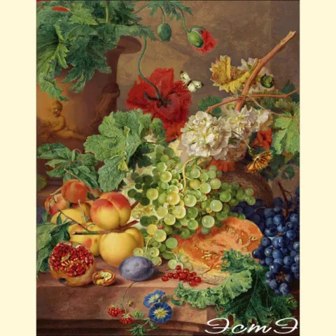 Скрин - компьютерное изображение схемы вышивки