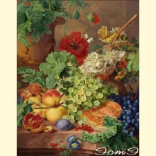 Скрин - компьютерное изображение схемы вышивки