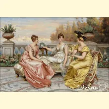 Скрин - компьютерное изображение схемы вышивки