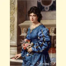 Скрин - компьютерное изображение схемы вышивки