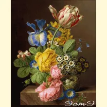 Скрин - компьютерное изображение схемы вышивки