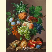 Скрин - компьютерное изображение схемы вышивки