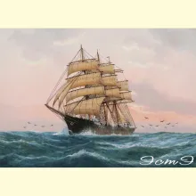 Скрин - компьютерное изображение схемы вышивки