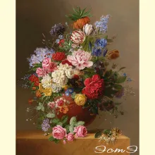 Скрин - компьютерное изображение схемы вышивки