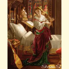 Скрин - компьютерное изображение схемы вышивки