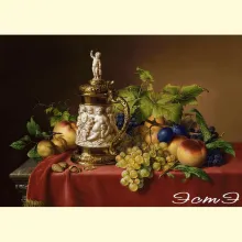 Скрин - компьютерное изображение схемы вышивки