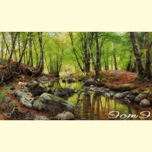 Скрин - компьютерное изображение схемы вышивки