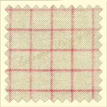 25 ct ткань равномерного плетения DMS разлинованная через 20 нитей (смываемая разметка)