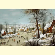 Скрин - компьютерное изображение схемы вышивки