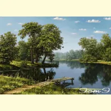 Скрин - компьютерное изображение схемы вышивки