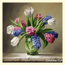 Скрин - компьютерное изображение схемы вышивки