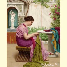 Скрин - компьютерное изображение схемы вышивки