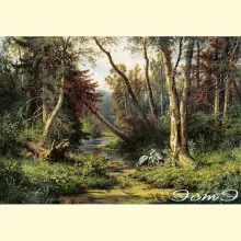 Скрин - компьютерное изображение схемы вышивки