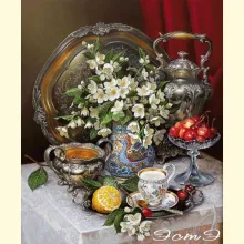 Скрин - компьютерное изображение схемы вышивки