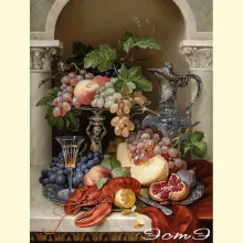 Скрин - компьютерное изображение схемы вышивки