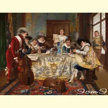 Скрин - компьютерное изображение схемы вышивки