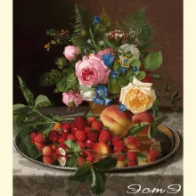 Скрин - компьютерное изображение схемы вышивки