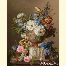 Скрин - компьютерное изображение схемы вышивки