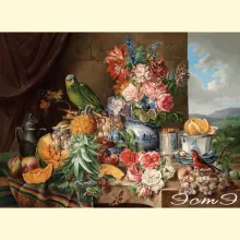 Скрин - компьютерное изображение схемы вышивки