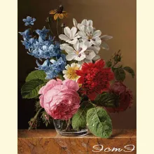 Скрин - компьютерное изображение схемы вышивки