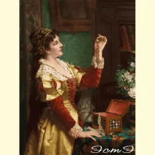 Скрин - компьютерное изображение схемы вышивки