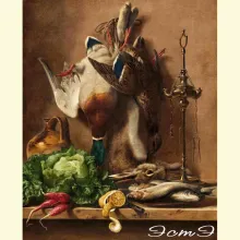 Скрин - компьютерное изображение схемы вышивки