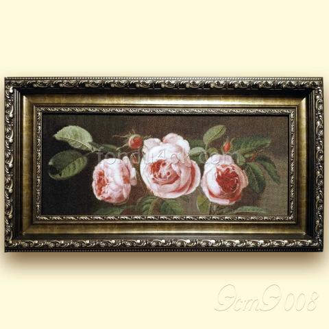 Оформленная вышивка - ткань: Аида 18 ct, техника: крестик в 2 нитки <br>Автор вышивки: Инна Степина