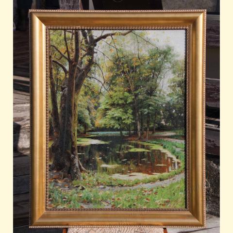 Оформленная вышивка  - ткань: Аида 18 ct, техника: крестик в 2 нитки<br>Автор вышивки: Лидия Ивановна Вишнякова