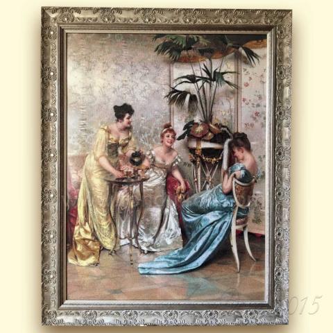 Оформленная вышивка - ткань: Аида 18 ct, техника: крестик в 2 нитки <br>Автор вышивки: Любовь Кулагина (lubov)