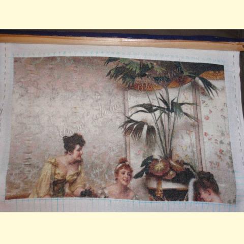 Вышивка - ткань: Лугана 25 ct, техника: петит-поинт <br>Автор вышивки: Семянникова Ирина (Семечка)