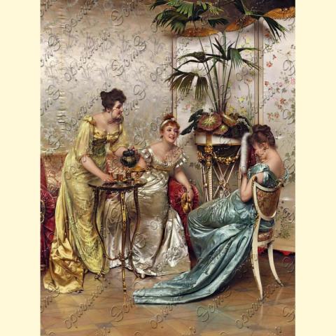 Оригинал схемы - отредактированная репродукция картины