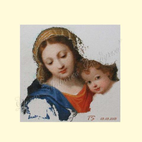 Вышивка - ткань: Линда 27 ct, техника: петит-поинт <br>Автор вышивки: Степанова Татьяна (Stefani)