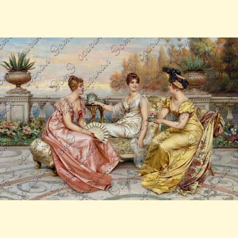 Оригинал схемы - отредактированная репродукция картины