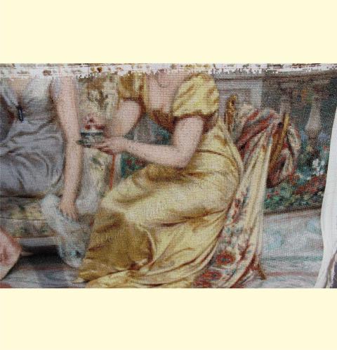 Вышивка - ткань: Аида 18 ct, техника: крестик в 2 нитки <br>Автор вышивки: Ольга Тесакова (Оленька)