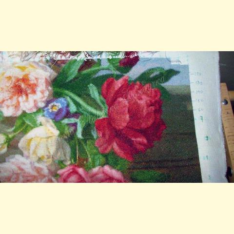 Вышивка - ткань: Аида 16 ct, техника: крестик в 2 нитки<br>Автор вышивки: Батраева Надежда (BatNadLeon)