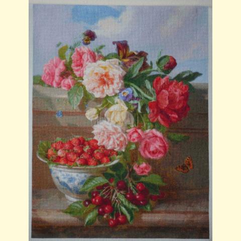 Вышивка - ткань: Аида 16 ct, техника: крестик в 2 нитки<br>Автор вышивки: Батраева Надежда (BatNadLeon)