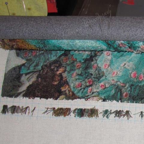 Вышивка - ткань: Страмин-Конгрес 24 ct, техника: петит-поинт <br>Автор вышивки: Прокопенко Елена (к@линка)