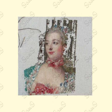 Вышивка - ткань: Лугана 25 ct, техника: петит-поинт <br>Автор вышивки: ЭстЭ
