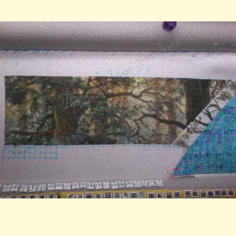 Вышивка - ткань: Аида 16 ct, техника: крестик в 2 нитки<br>Автор вышивки: Головкова Елена (Балле)