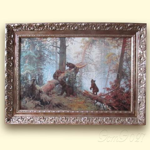 Оформленная вышивка - ткань: Аида 18 ct, техника: крестик в 2 нитки<br>Автор вышивки: Сорокина Наталья