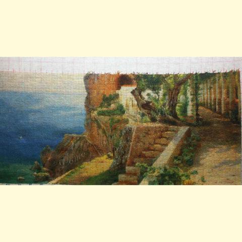 Вышивка - ткань: ДМС 25 ct, техника: петит-поинт <br>Автор вышивки: Шубина Елена (Shelen)<br>Примечание: вышито по устаревшему варианту схемы