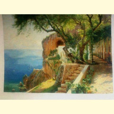 Вышивка - ткань: ДМС 25 ct, техника: петит-поинт <br>Автор вышивки: Шубина Елена (Shelen)<br>Примечание: вышито по устаревшему варианту схемы