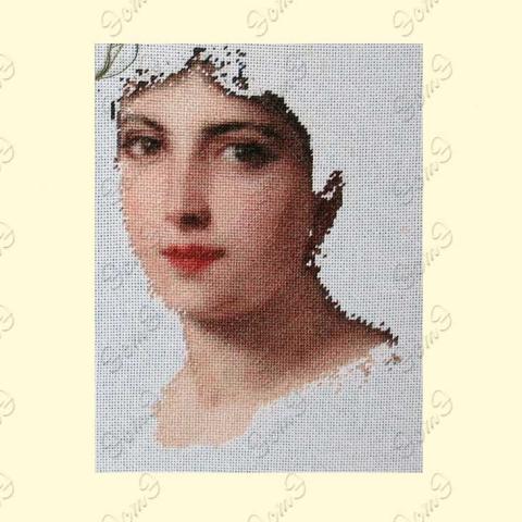 Вышивка - ткань: Лугана 25 ct, техника: петит-поинт <br>Автор вышивки: ЭстЭ