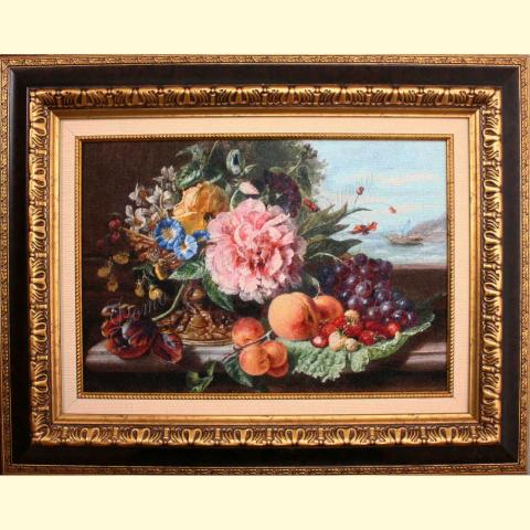 Вышивка - ткань: Лугана 25 ct, техника: петит-поинт <br>Автор вышивки: Пажухова Евгения