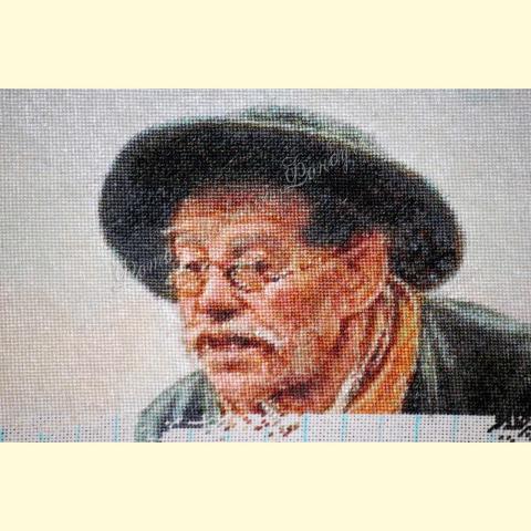 Вышивка - ткань: Линда 27 ct, техника: петит-поинт <br>Автор вышивки: Татьяна Николаева (tina163)