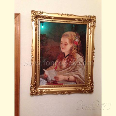 Оформленная вышивка<br>Автор вышивки: Елена Романова (Only_You)<br>Примечание: отшив по схеме ЭстЭ 042.1 индивидуального размера 350х450-183