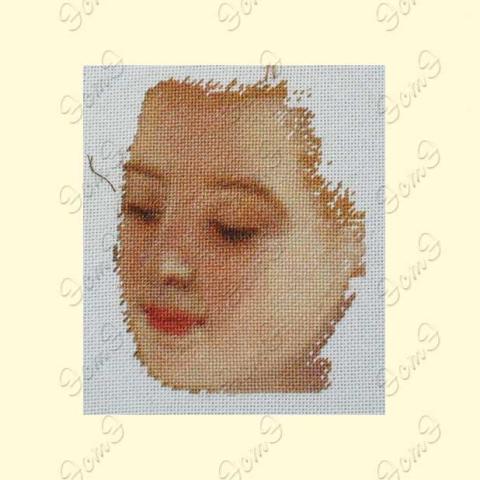 Вышивка - ткань: Лугана 25 ct, техника: петит-поинт <br>Автор вышивки: ЭстЭ